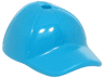 Minifigure, Headgear Cap - Short Curved Bill with Seams and Hole on Top