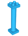 Duplo Support Column 2 x 2 x 6 Round with Open Latticed Back