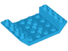 Slope, Inverted 45 6 x 4 Double with 4 x 4 Cutout and 3 Holes