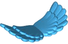 Minifigure Wings Feathered Extended with Stud Holder