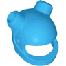 Minifigure, Headgear Helmet Motorcycle with 2 Angled Holes for Bars