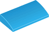 Slope, Curved 2 x 4 x 2/3 with Bottom Tubes