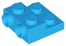 Plate, Modified 2 x 2 x 2/3 with 2 Studs on Side - Solid Bottom Tube
