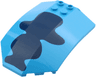 Windscreen 8 x 6 x 2 Curved Sloped Sides with Dark Blue Spot Pattern
