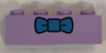 Brick 1 x 4 with Dark Azure Bow Tie Pattern (Krusty the Clown)