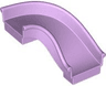 Duplo Slide Curved 90 degrees, Straight Sides