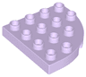 Duplo, Plate Round Corner 4 x 4