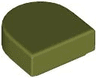 Tile, Round 1 x 1 Half Circle Extended