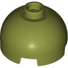 Brick, Round 2 x 2 Dome Top