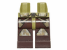 Hips and Dark Brown Legs with SW Clone Trooper Camouflage Knee Pads and Two Holsters Pattern