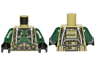 Torso SW Armor Camouflage Pattern (Commander Gree) / Dark Green Arms / Black Hands