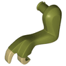 Dinosaur Leg Small (Front) Tyrannosaurus rex with Pin with Tan Claws Pattern - Left