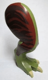 Dinosaur Leg Large (Rear) Tyrannosaurus rex Right with Black Pin with Tan Claws and Dark Brown Stripes on Reddish Brown Pattern