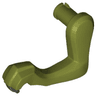 Dinosaur Leg Small (Front) Raptor Left with Black Claws Pattern