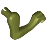 Dinosaur Leg Small (Front) Raptor Right with Tan Claws Pattern