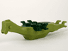 Dinosaur Body Pteranodon, 4 Studs, 6 Clips with Fixed Dark Green Top