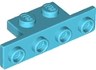 Bracket 1 x 2 - 1 x 4 with Rounded Corners at the Bottom