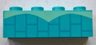 Brick 1 x 4 with Two Half Oval Cut Outs and Vertical Bricks Pattern (Elsa Chest)