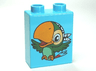 Duplo, Brick 1 x 2 x 2 with Bird Skully the Parrot Pattern