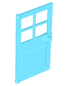 Door 1 x 4 x 6 with 4 Panes and Stud Handle