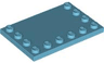 Tile, Modified 4 x 6 with Studs on Edges
