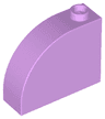 Slope, Curved 3 x 1 x 2 with Hollow Stud