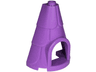 Tower Roof 2 x 4 x 4 Half Cone Shaped with Roof Tiles and Window