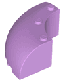 Brick, Round Corner 6 x 6 x 2