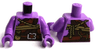 Torso Dark Orange Cloths, Tan Rope and Reddish Brown Belt Pattern / Medium Lavender Arms / Medium Lavender Hands