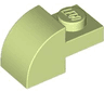 Slope, Curved 2 x 1 with Recessed Stud