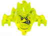 Minifigure, Headgear Mask Ninjago Skreemer with Dark Purple Eyes and Mouth Lopsided with White Pointed Teeth Pattern