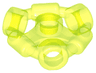 Minifigure, Weapon Holder Ring with 3 Bars and 3 Bar Holes (Ninjago Aeroblade Center) - Hollow Stud