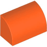 Slope, Curved 1 x 2 with Bottom Stud Holder