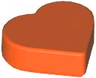 Tile, Round 1 x 1 Heart