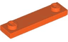 Plate, Modified 1 x 4 with 2 Studs with Groove