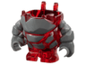 Body Rock Monster - Torso/Legs with Dark Bluish Gray Arms Assembly