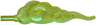 Wave Rounded Straight Swirls with Bar End (Cloud / Wind Gusts)