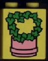 Duplo, Brick 1 x 2 x 2 with Pot and Vine Pattern