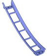 Train, Track Roller Coaster Ramp Large Lower Part, 6 Bricks Elevation