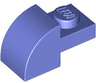 Slope, Curved 2 x 1 with Recessed Stud
