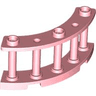 Fence 4 x 4 x 2 Quarter Round Spindled with 3 Studs