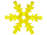 Rock 4 x 4 Crystal, Ice Snowflake