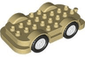 Duplo Car Base 4 x 8 with White Wheels with Black Tires