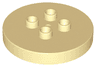 Duplo, Brick Round 4 x 4 Flat Top Thin with 2 x 2 Studs (Table)