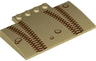 Slope, Curved 5 x 8 x 2/3 with 4 Studs with Skidmarks and Stones Pattern