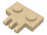 Hinge Plate 1 x 2 with 3 Fingers on Side