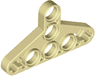 Technic, Liftarm, Modified Triangle Thin 3 x 5 with Full Supports