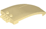 Windscreen 8 x 4 x 2 Curved Taper with Locking Dual 2 Fingers