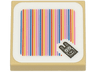 Tile 2 x 2 with Super Mario Scanner Code Nabbit Pattern (Sticker) - Sets 71410 / 71429