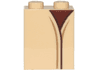 Brick 1 x 2 x 2 with Inside Stud Holder with Jedi Robe with Dark Brown Undershirt Pattern (SW Yoda)